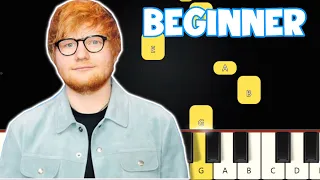 Photograph - Ed Sheeran | Beginner Piano Tutorial | Easy Piano