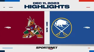 NHL Highlights | Coyotes vs. Sabres - December 11, 2023