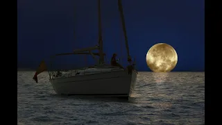 Navegando a la luz de la luna plateada