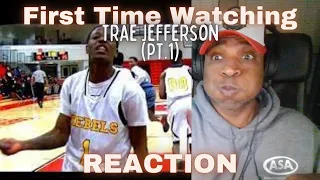 FIRST TIME WATCHING: Pt.1-Trae Jefferson "5'7 PG | Highschool Baskeball Mixtape" (REACTION)