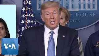 US President Trump Discusses COVID-19 Vaccine at Press Conference