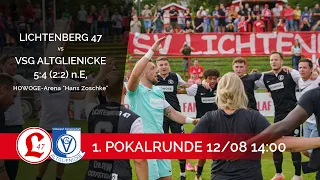 1. Pokalrunde 2023/24 - 5:4 (2:2) n.E. -  Lichtenberg 47 - VSG Altglienicke