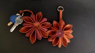 How to make leather flower pattern