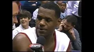 LeBron James - 2003 McDonald's All-American Game Highlights (MVP - 27pts, 7reb, 7ast)