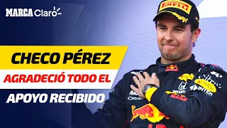 Checo Pérez: "Orgulloso de representar a mi país y de correr con la bandera de Latinoamérica"