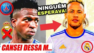 🚨BOMBA!! VINICIUS JR HUMILHADO E FORA DO REAL MADRID!!? NEYMAR TROCADO POR VINI NO PSG?