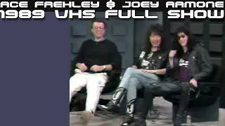 Ace Frehley of Kiss and Joey Ramone on the Morton Downey Jr. Show (1989)