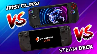 Steam Deck Oled VS MSI Claw Gaming Performance Tested, The BEST Handheld Is…