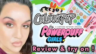 NEW COLOURPOP REVIEW! POWERPUFF GIRLS 🤩 … Try on / HMMM is there enough "power in the puff"???