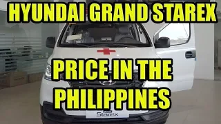 Hyundai Grand Starex, Prices In The Philippines.