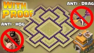 Clash of Clans | Best Town hall 7 War Base WITH PROOF | Anti drag/Anti Hog/Anti giants War Base 2017