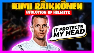 F1 Helmet Evolution - Kimi Räikkönen 2001-2021 Design Evolution