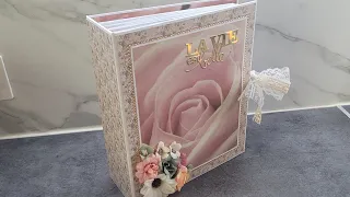 Scrapbooking : Présentation Album flowers