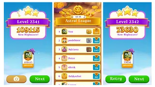 bubble witch 3 saga gameplay level up ( select chapter 119 )