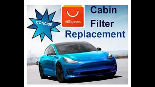 Cabin Filter replacement Tesla Model 3 2021 RHD Ali Express