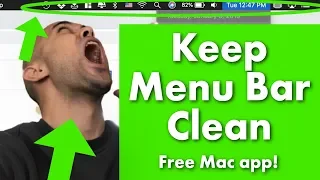 How to Hide Menu Bar Icons Free (Mac) with Vanilla