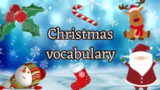 Christmas Vocabulary for kids. Слова по теме "Рождество"на английском языке детям #christmas