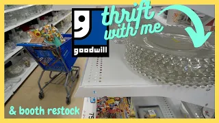 Someone DONATED Their COLLECTION to GOODWILL | Thrift With ME & Stock Our Booths | Reselling