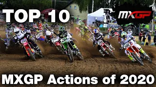 Top 10 MXGP Actions   2020 #MXGP