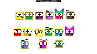 Some of my Fanmade Numberblocks as Numbericons