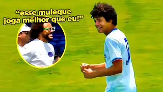 FILHO DO MARCELO VIROU UMA MÁQUINA DE FAZER GOL NO REAL MADRID!!! ENZO VIEIRA TÁ DESTRUINDO!!