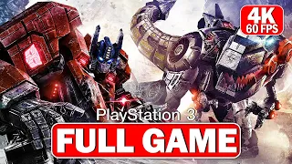 Transformers: War for Cybertron Gameplay Walkthrough FULL GAME (4K 60FPS ULTRA HD)