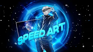 Gojo Satoru Speed Art (Manipulation)