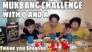 MUKBANG CHALLENGE WITH Q AND A | COOL KIDZ CREW FAMILY