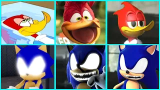 Sonic The Hedgehog Movie WOODY WOODPECKER vs DING DONG HIDE AND SEEK Uh Meow All Designs Compilation