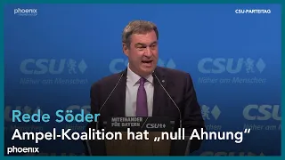 Rede von Markus Söder auf dem Parteitag der CSU am 06.05.23