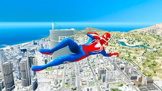 GTA 5 Epic Water Ragdolls Spiderman Vs Minions, Hulk, Squid Dolls, Gorilla, King Kong