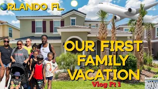 🚨PART 1 OF OUR FIRST FAMILY VACATION TO ORLANDO FLORIDA 🏝️🏖️🎢
