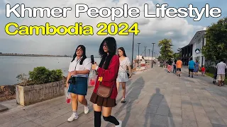 Cambodia 2024, Walks Food Market in Koh Norea Riverside Phnom Penh