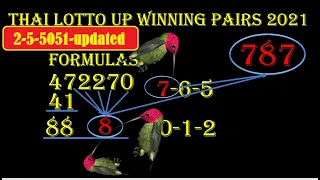 2-5-2021-Thai Lotto up winning pairs 2021