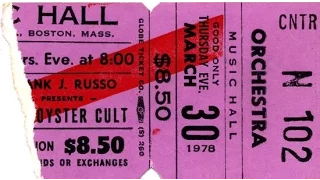 Blue Öyster Cult - Boston Music Hall  3/30/78 - Full Concert