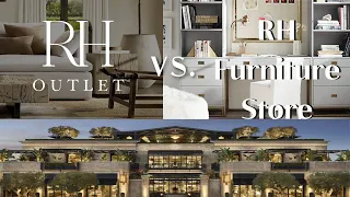 Restoration Hardware Store vs. RH Outlet Tour | How To Get The Restoration Hardware Look!