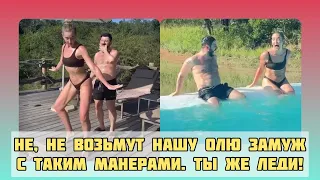 Бузова и Галустян.Оля, ты же деффочка, где манеры? #бузова #галустян