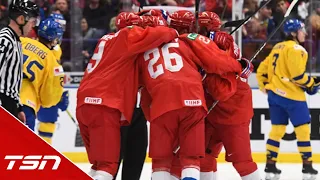 Russia 5, Sweden 4 (OT) FULL WORLD JUNIORS HIGHLIGHTS