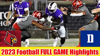 Louisville  vs Duke FULL GAME HIGHLIGHTS HD | NCAAF Week 9 | College Football 2023