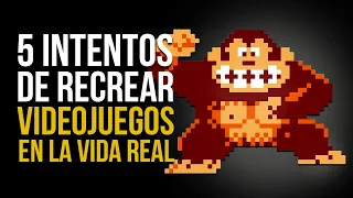 5 INTENTOS de recrear videojuegos EN LA VIDA REAL