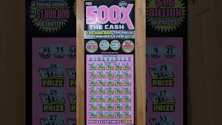 🔥500X The Cash🔥 Single Match Win - Florida Lottery Scratch Offs