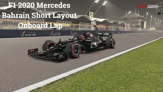 F1 2020 Mercedes Bahrain Short Layout Onboard Lap