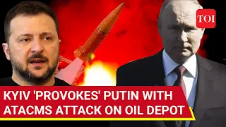 Russia Fumes As Ukraine Uses American ATACMS To Blow Up Luhansk Oil Depot | Watch