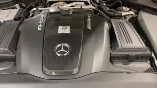 Mercedes Benz GT c AMG engine oil drain plug location