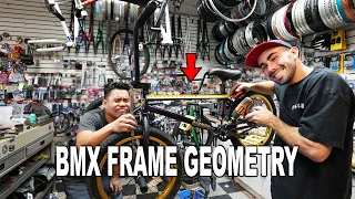 BMX BIKE FRAME MEASUREMENTS AND GEOMETRY!