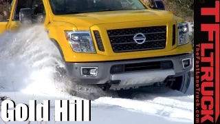 2016 Nissan Titan XD Diesel takes on the Snowy Gold Mine Hill Off-Road Review