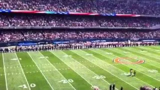 Tribute to those lost on 9/11 at the Bears game today