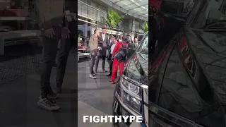 DAVID BENAVIDEZ & CALEB PLANT GO AT IT IN HEATED CONFRONTATION BEFORE PRESS CONFERENCE