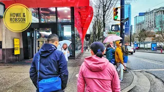 Vancouver Walk 🇨🇦 - Howe St, Downtown