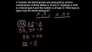 Is it possible to find father blood type if you know mother's and child's blood type?